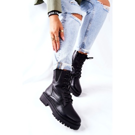 Stiefel Workers Isolierte Sergio Leone Schwarz TR756 2