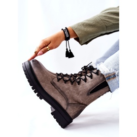 Stiefel Workers Warmed Sergio Leone Grau TR756 2