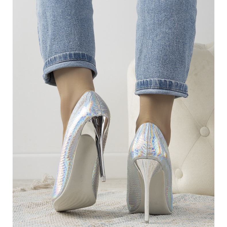 Craigie silberne holografische Pins silber- 1