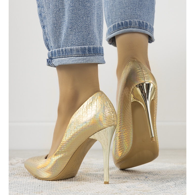 Craigies holografische Goldnadeln golden 1