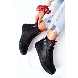 Damen Insulated Sneakers Cross Jeans High Schwarz II2R4009C 1