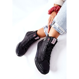 Damen Insulated Sneakers Cross Jeans High Schwarz II2R4009C 2