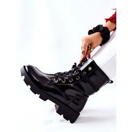 PG1 Schwarze Semope Damen Workers Stiefel 2