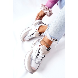 Damen Sportschuhe Cross Jeans Weiß und Grau II2R4020C 2