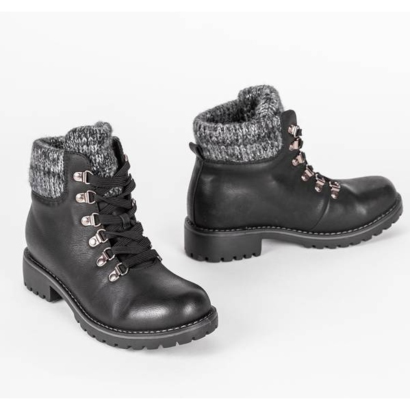 Schwarze Taschen mit gewebtem Ally-Einsatz 1