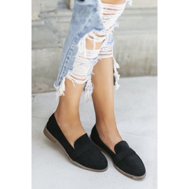 Schwarze Herren auf flachem Absatz Georgia 2