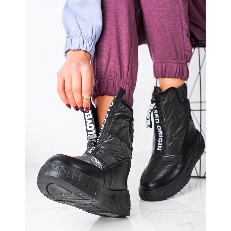 Seastar Schneestiefel auf dem Slider schwarz 1