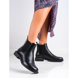 Elegante Chelsea-Boots von Sergio Leone schwarz 1