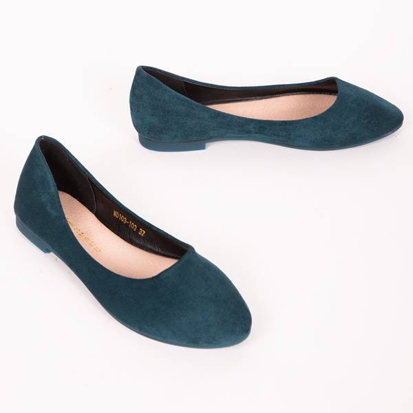 Meeresballerinas mit Mandelzehenballenpressen mehrfarbig blau 1