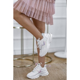 Weiße Sneakers für Mädchen grau 2