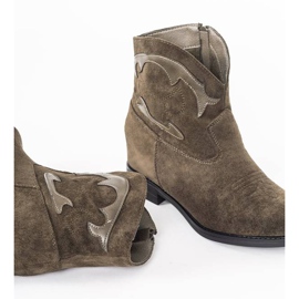 Grüne Stiefeletten Ana 1