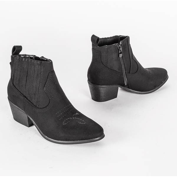 Ves schwarze Cowboystiefel 1
