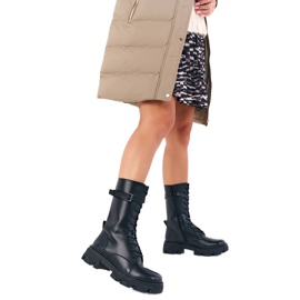 Frauen hohe Stiefel Sergio Leone TR745 Schwarz 8