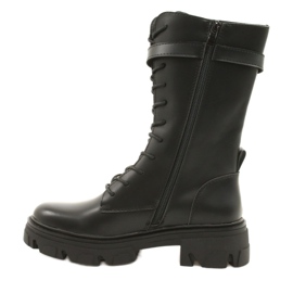 Frauen hohe Stiefel Sergio Leone TR745 Schwarz 2