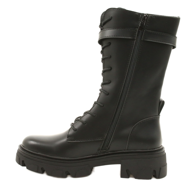 Frauen hohe Stiefel Sergio Leone TR745 Schwarz 2
