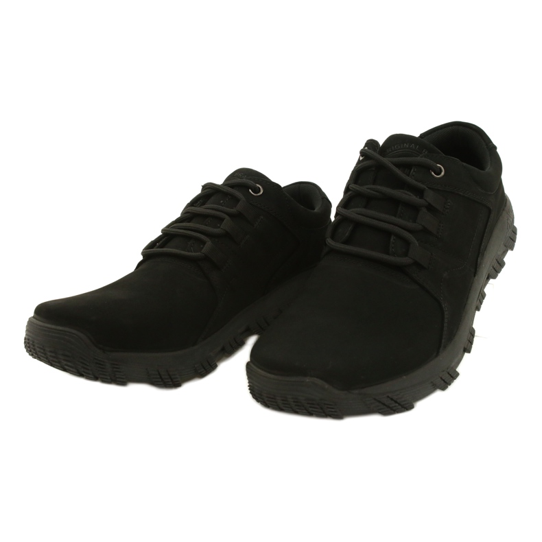 American Club CY18 / 21 schwarze Komfort-Herrenschuhe 2