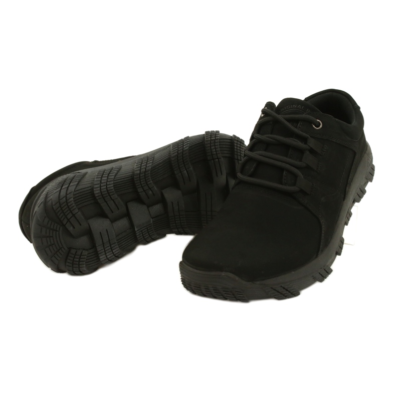 American Club CY18 / 21 schwarze Komfort-Herrenschuhe 3