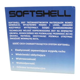 American Club Softshell Sports Boys mit einer HL33/21 Blau-Schwarz-Membran 6