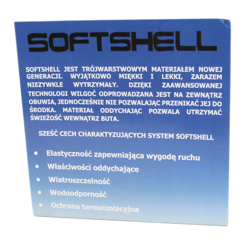 American Club Softshell Sports Boys mit einer HL33/21 Blau-Schwarz-Membran 6