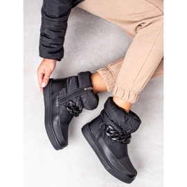 S. BARSKI Schneeschuhe mit Kette S.BARSKI schwarz 2