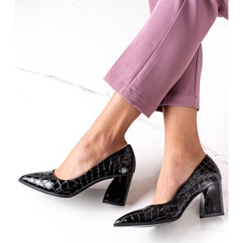 S. BARSKI Pumps mit Öko-Leder S.BARSKI schwarz 1