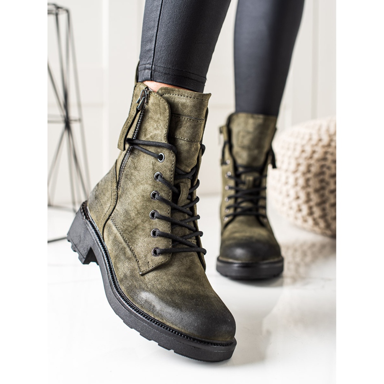 Evento Klassische Arbeiter mit dekorativem Reißverschluss grün 2