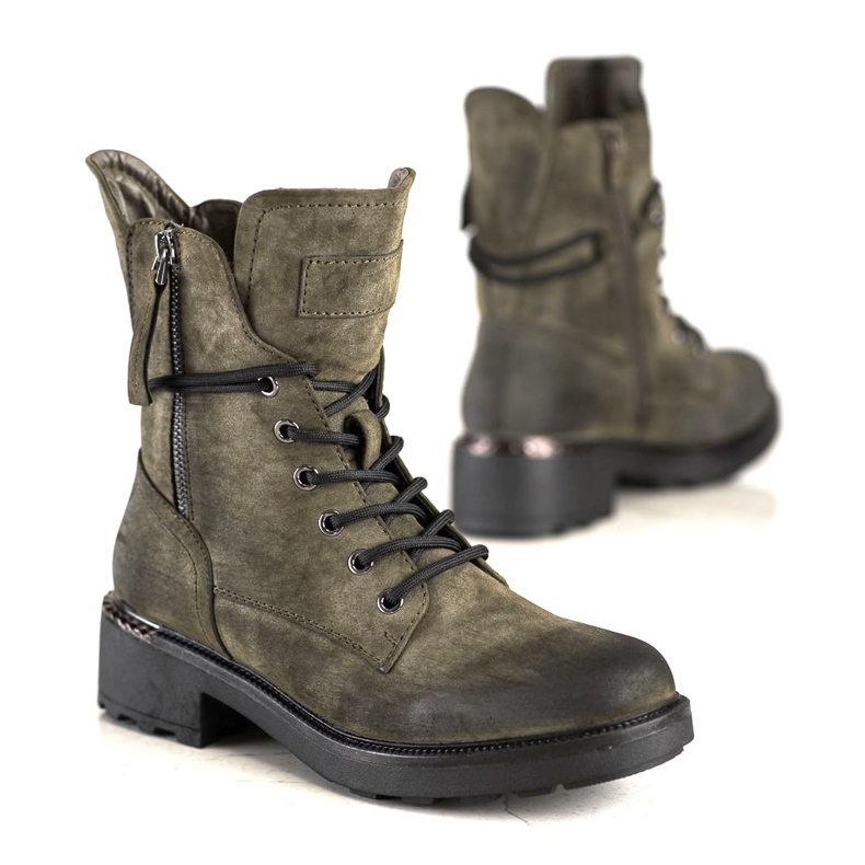 Evento Klassische Arbeiter mit dekorativem Reißverschluss grün 1