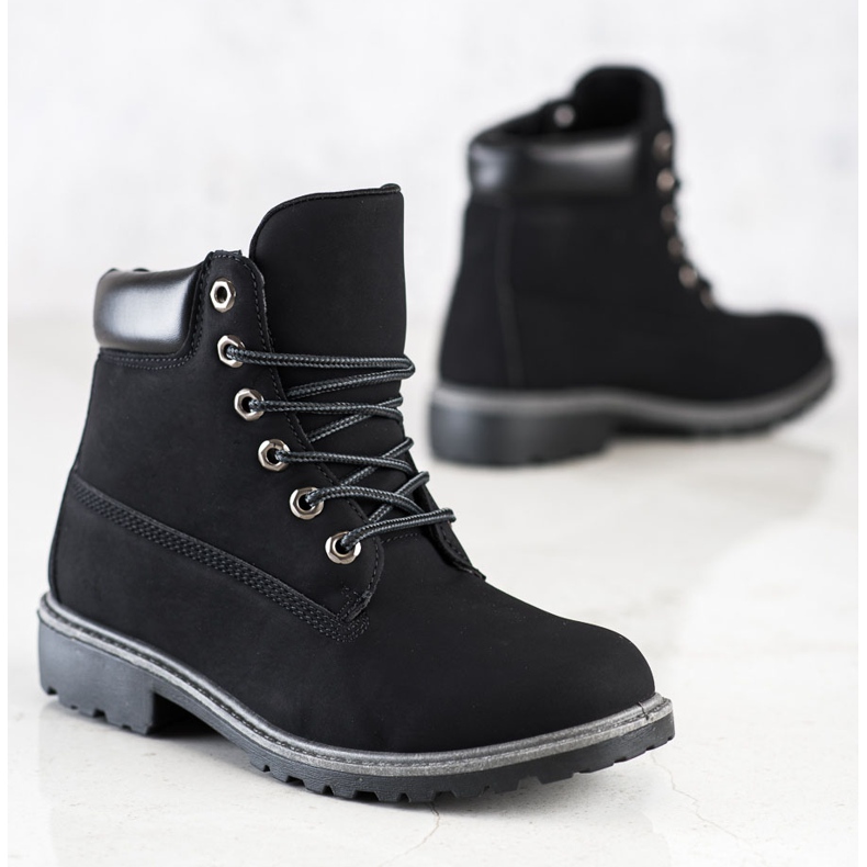 Diamantique Klassische schwarze Trapper 2