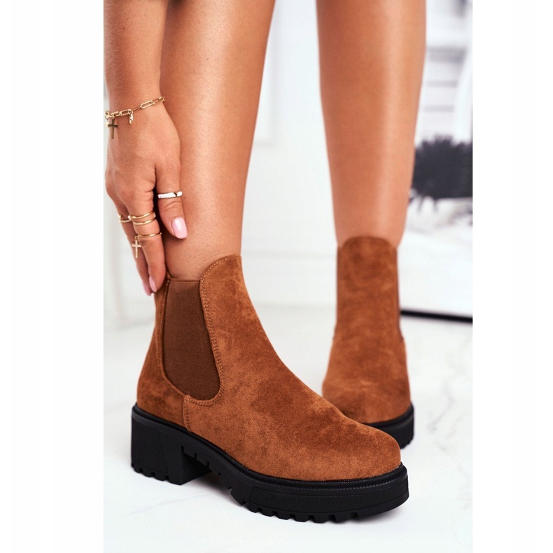 PS1 Hohe Stiefel für Damen Sidamo Camel braun 4