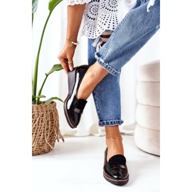 Lackierte Keilschuhe POTOCKI 12032 Schwarz 1