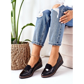 Lackierte Keilschuhe POTOCKI 12032 Schwarz 3