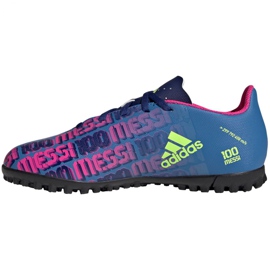 Adidas X Speedflow Messi.4 Tf Jr FY6911 Fußballschuhe mehrfarbig blau 2