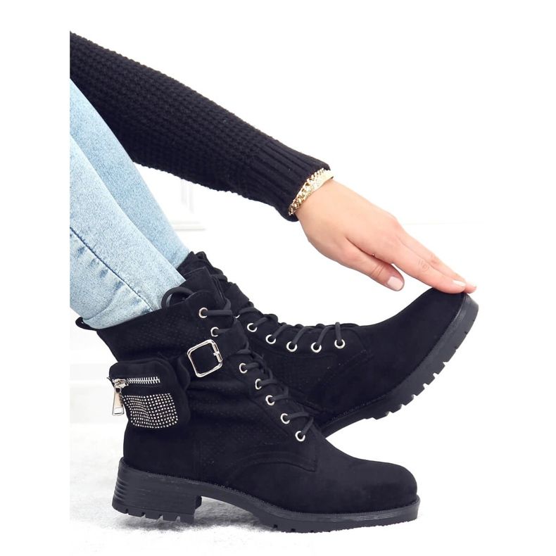 Schwarze Arbeiter mit Geldbörse HQ252 Schwarz 1