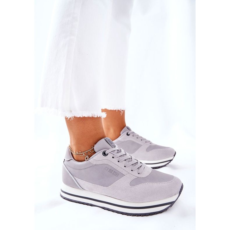 Sportschuhe Memory Foam Big Star II274219 Grau 1