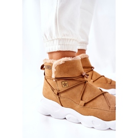 Warme Schneeschuhe Big Star Camel II274266 braun 1