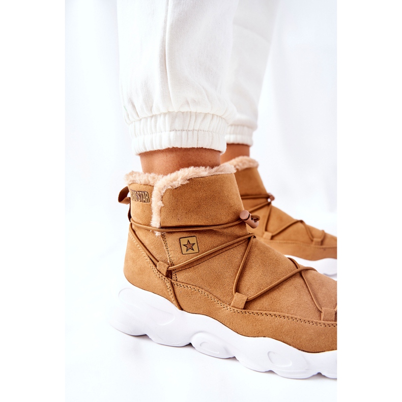 Warme Schneeschuhe Big Star Camel II274266 braun 1