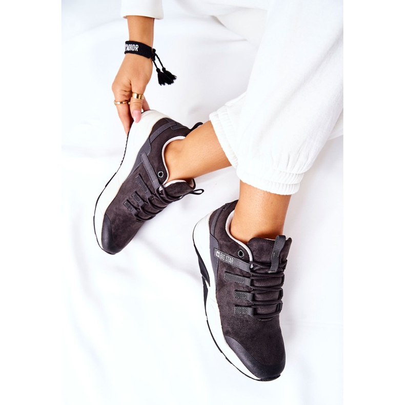 Sportschuhe Memory Foam Big Star II274255 Grau 2