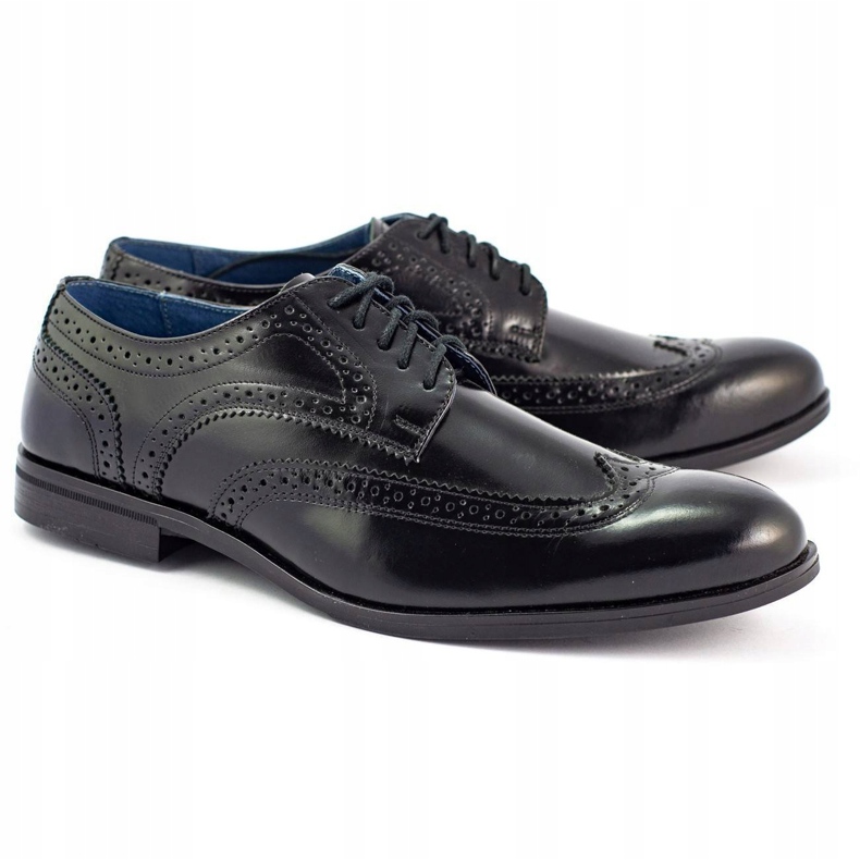 Olivier Formelle Schuhe Schwarze Brogues 2