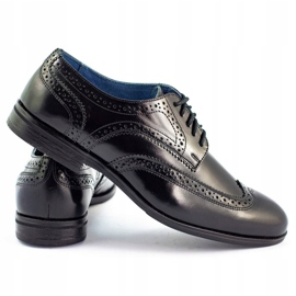 Olivier Formelle Schuhe Schwarze Brogues 3
