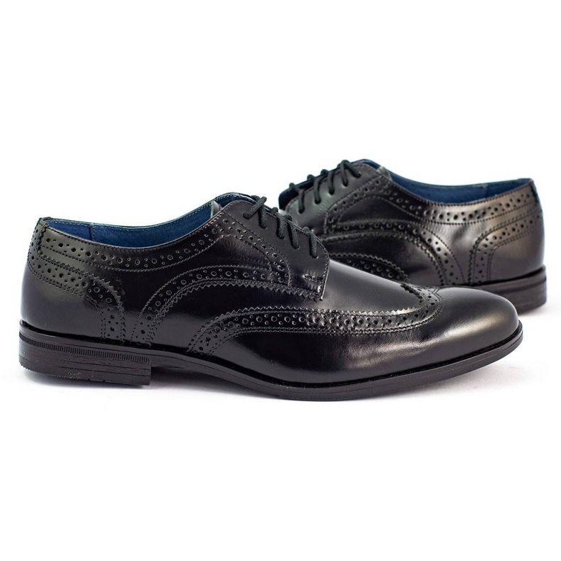 Olivier Formelle Schuhe Schwarze Brogues 4