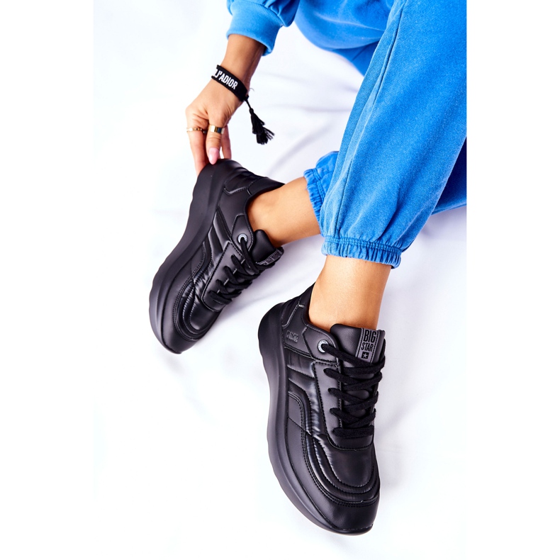Damen Sportschuhe Memory Foam Big Star II274332 Schwarz 1