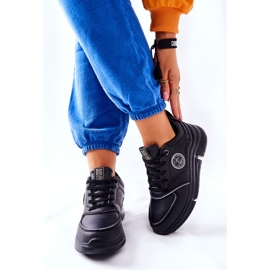 Sportschuhe On the Big Star II274313 Schwarze Plattform 2