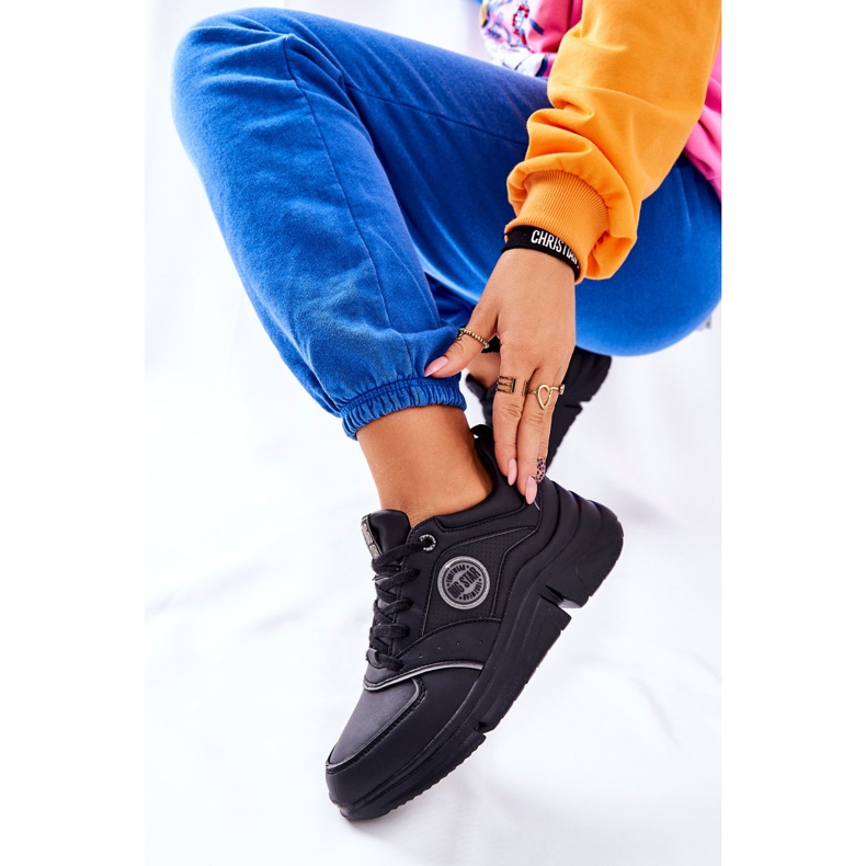 Sportschuhe On the Big Star II274313 Schwarze Plattform 1