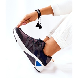 Sportschuhe Memory Foam Big Star II274309 Marineblau mehrfarbig 2