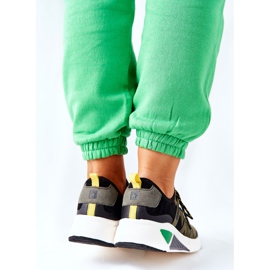 Sportschuhe Memory Foam Big Star II274308 Khaki schwarz 1