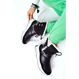 Geknotete Schneestiefel Big Star II274279 Schwarz 2