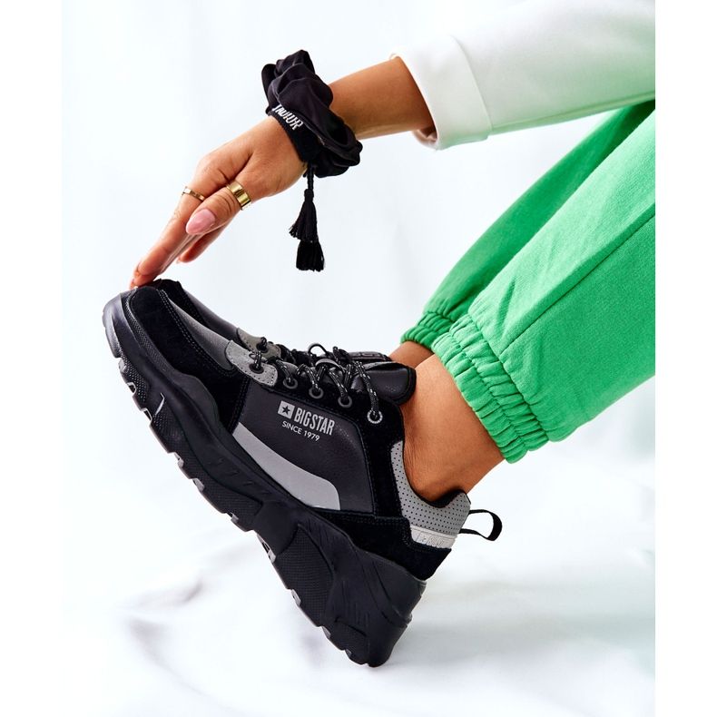 Sportschuhe Turnschuhe Big Star II274285 Schwarz 2