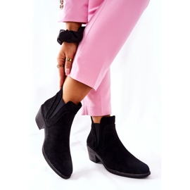 Schwarze Stiefel auf High Heel Sergio Leone BT620 2