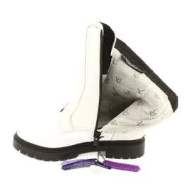 Weiß Damenstiefel Caprice 9-25454-27 108 Weiß Naplak schwarz 3