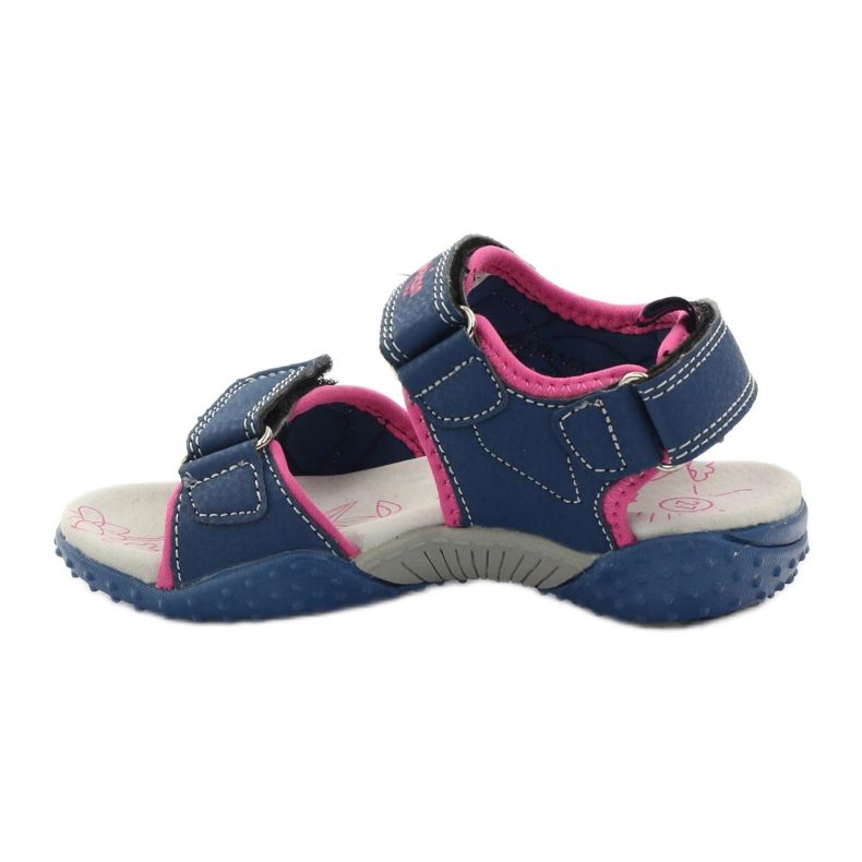 American Club American 1617 Sport Mädchensandalen mehrfarbig rosa 2